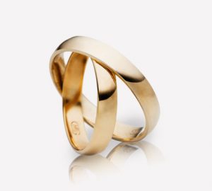 Engagement rings 14k, 4mm handmade