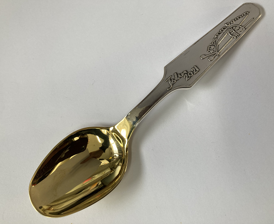 The Christmas spoon of 2021, sterling silver